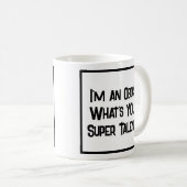 Super Talent Oboiste. Café Mug (Devant droit)