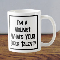 Super Talent Violoniste. Café Mug