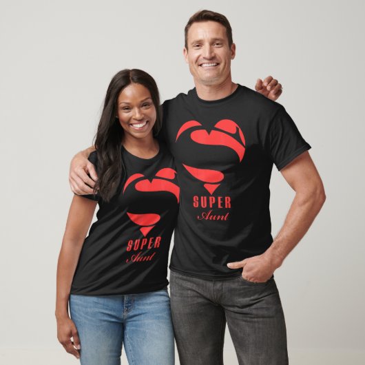 Super tante Superheld Moedervaderdag T-shirt (Unisex)