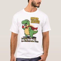 Super Teacher-Saurus - Dinosaurus Superhero Teache
