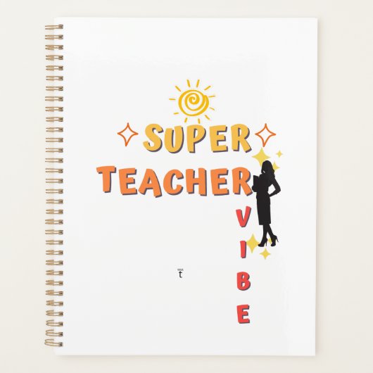 Super Teacher Vibe Planner (Voorkant)