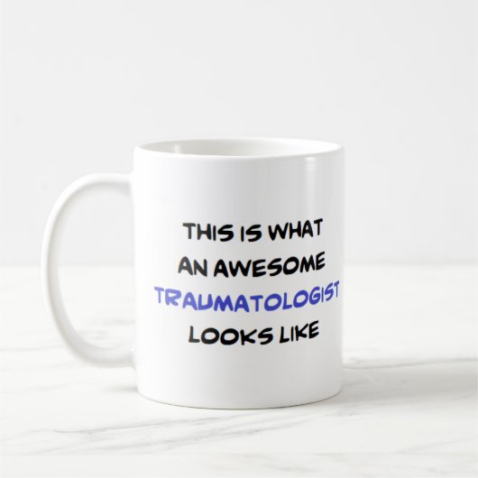 super traumatologue tasse à café (Gauche)