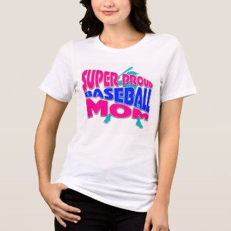 super trotse baseball moeder Tri-Blend shirt