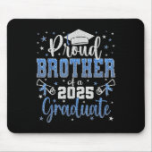 Super trotse broer van 2025 Afstuderen Afstuderen  Muismat (Voorkant)