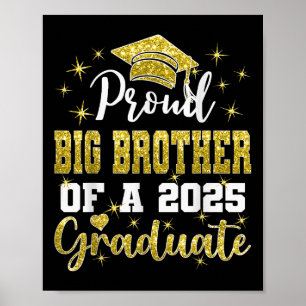 Super trotse grote broer van afgestudeerde van 202 poster