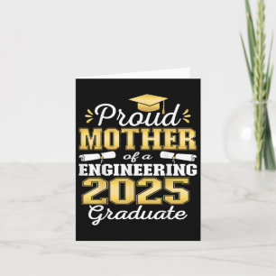 Super trotse moeder van 2025 Engineering Afstudere Kaart