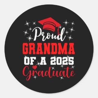 Super trotse oma van 2025 Afstuderen Afstuderen FA Ronde Sticker