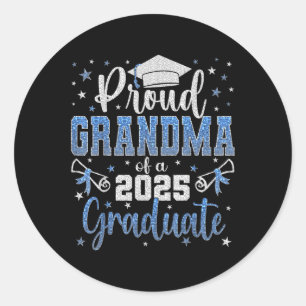 Super trotse oma van 2025 Afstuderen Afstuderen FA Ronde Sticker