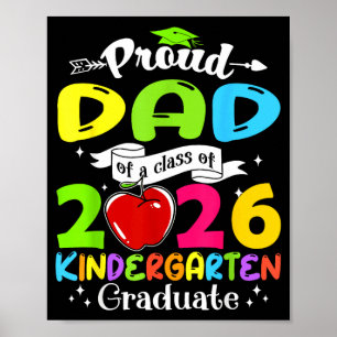 Super trotse papa van eindexamenstudent 2026 gewel poster