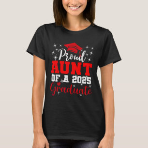 Super trotse tante van 2025 Afstuderen Senior Grad T-shirt