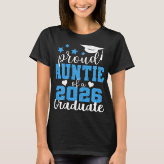 Super trotse tante van afgestudeerde van 2026 seni t-shirt
