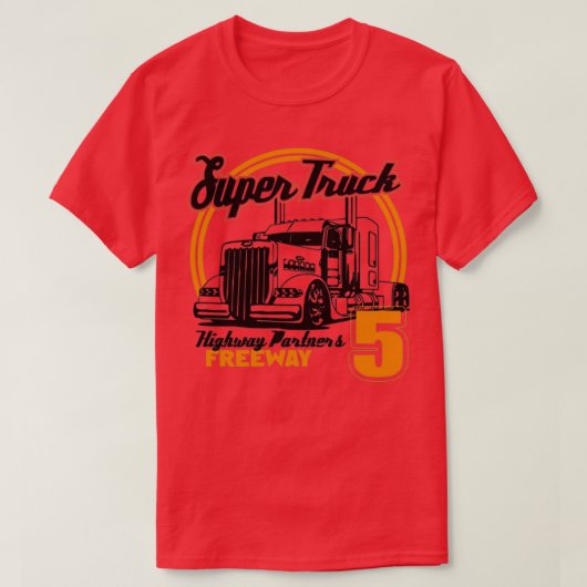 Super Truck T-shirt (Design voorkant)