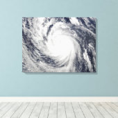 Super Tyfoon Canvas Afdruk (Insitu (Houten vloer))