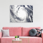 Super Tyfoon Canvas Afdruk (Insitu (Woonkamer))