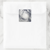Super Tyfoon Vierkante Sticker (Tas)