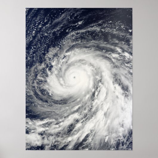 Super Typhoon Choi-wan over de Marianen Poster (Voorkant)