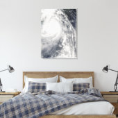 Super Typhoon Wipha Canvas Afdruk (Insitu (Slaapkamer))