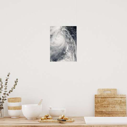 Super Typhoon Wipha Poster (Keuken)