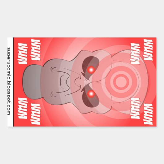 Super U. Alien Stickers Ghost! (Devant)