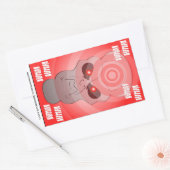 Super U. Alien Stickers Ghost! (Enveloppe)