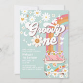 Super UN 1er anniversaire Invitation Hippie 1er an (Devant)