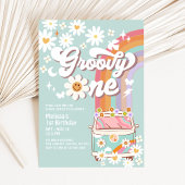 Super UN 1er anniversaire Invitation Hippie 1er an