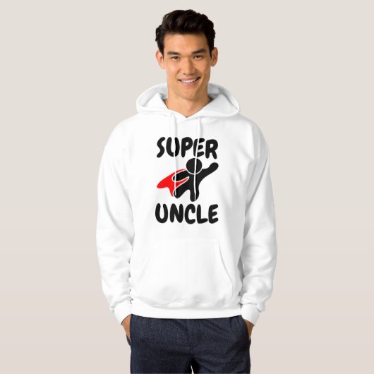 SUPER UNCLE T-shirts, Funny T-Shirt en hoodie (Voorkant volledig)