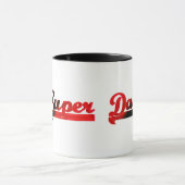 Super vader Top pistool vaderdag cadeau idee mok (Midden)