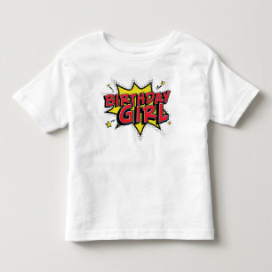 Super Verjaardagsheld - Meisjes Verjaardagsshirt m Kinder Shirts