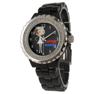 Super Verpleegster Rhinestone polshorloge Horloge