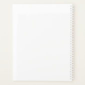 Super-verpleegster superheld DIY-naamtypografie Planner (Achterkant)