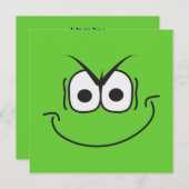 Super vilain Invitation de fête d'anniversaire Gre (Devant / Derrière)