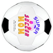 Super Voetbal Moeder Voetbal Sport Moederdag (Gedraaid)