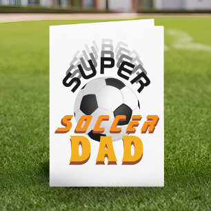 Super Voetbal Vader Voetbal Sport Vaderdag Kaart