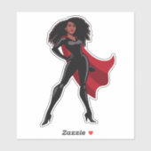 Super Vrouw Sticker (Vel)