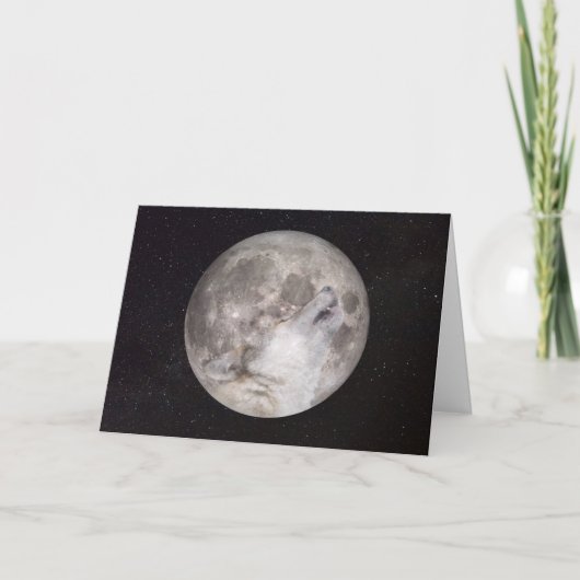 Super Wolf Moon Kaart (Voorkant)