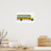 Super Yellow School Bus Poster (Keuken)