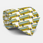 Super Yellow School Bus Stropdas (Opgerold)