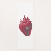 Super zoete aardbei gepersonaliseerd yogamat (Achterkant)