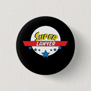 Superadvocaat, #advocate ronde button 3,2 cm