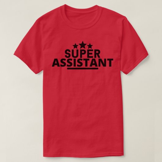 Superassistent T-shirt (Design voorkant)