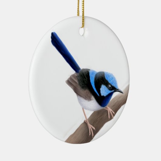 Superb Fairy Wren Ornament (Rechts)