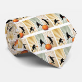 superbasketbal stropdas (Opgerold)