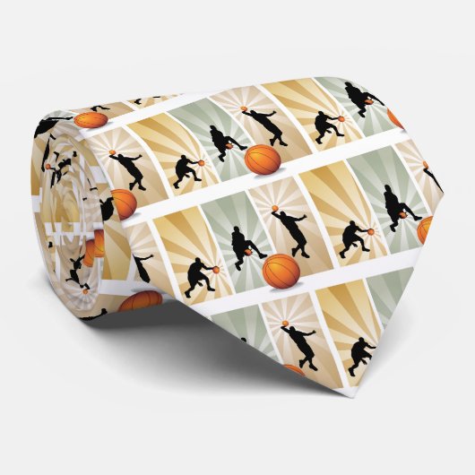 superbasketbal stropdas (Opgerold)