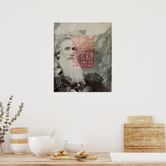 Superbe affiche de Gentleman (Cuisine)