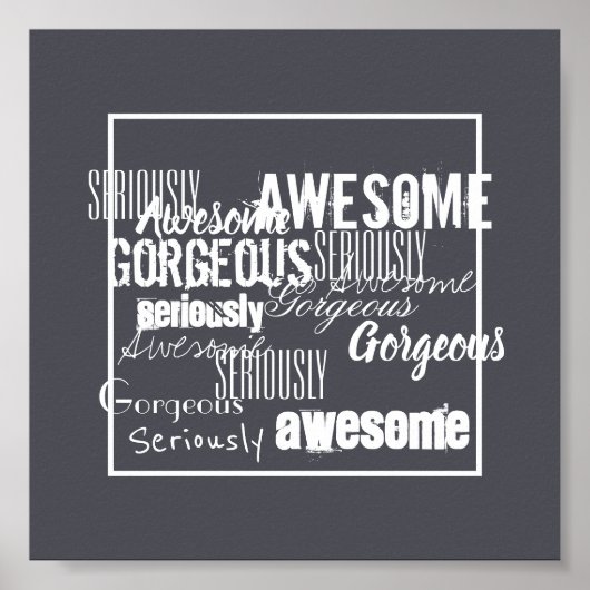 Superbe affiche de motivation et d'inspiration (Devant)
