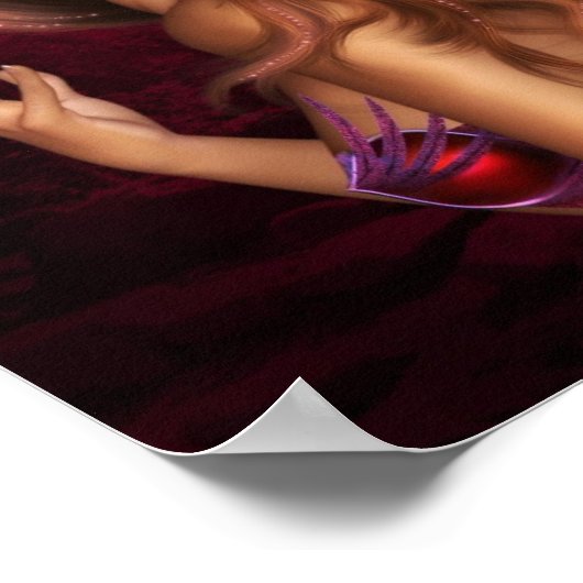 Superbe affiche de sirène (Coin)