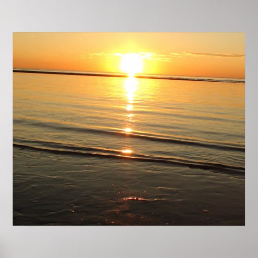 Superbe affiche du coucher de soleil (Devant)