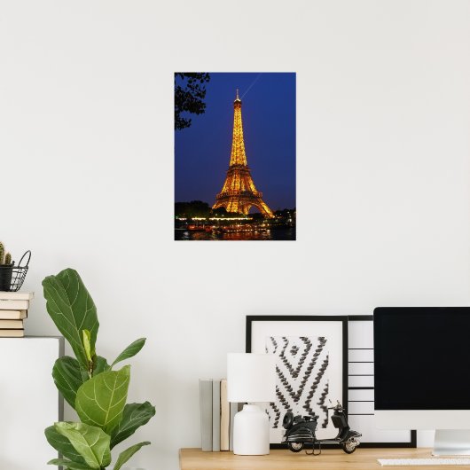 Superbe affiche Tour Eiffel (Bureau à domicile)