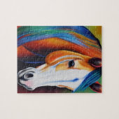 Superbe aquarelle Cheval puzzle puzzle (Horizontal)